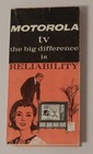 1950s Ephemera Vintage Original 19x31  Sales Brochure Motorola Television
