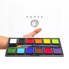 Kraze Fx Basic Party Professional Face Paint Palette 12 X 10 Gm - Water