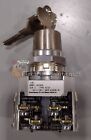 New Allen Bradley 800t-h31d1 2 Position Cylinder Lock Selector Switch Free Ship
