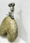Privilege Mermaid Ceramic Conch Shell Metal Feel Small Chip See Pic 7   