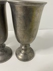 Wilton Armetale Plough Tavern Goblets Pewter Tone Lot Of 3 Vintage