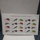 Authentic Usps Forever Freshwater Fishing Lures Plate Stamps New Mint 20 Stamps