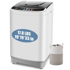 Full-automatic Washing Machine 17 8lbs Washing   Dryer Combo Home Laundry Washer