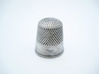 Antique Sterling Silver Sewing Textured Border Thimble Size 12