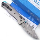 Titanium Handle Damascus Steel Blade Axis Lock Tactical Pocket Folding Knife Us