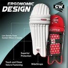 Cw Spark Cricket Combo Batting Pads With Gloves  Lightweight Breathable Adjustab