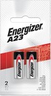 Energizer A23 Battery 12volt 23ae 21 23 Gp23 23a 23ga Mn21 2 Pack Sealed  