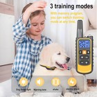 Dog Training Collar 3300ft Remote Rechargeable Shock Pet Waterproof Trainer