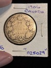 1906 Canada 50 Cents Silver Circulated    1125029    Canadian Half Dollar 50c 