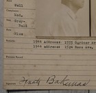 Vintage 1945 Mugshot Scranton Pa Police Department Fingerprints Photo 8  X 8 
