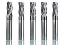  5  New 1 2  Htc Carbide End Mill Altin Finishing 4 Flute 0 500 Coating Usa Lot