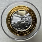 The Mirage Las Vegas Ten Dollar Gaming Token  999 Fine Silver   free Shipping  