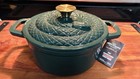 New Smith And Clark 3 Quart Cast Iron Pot Snake Dutch Oven Green 3qt Halloween  