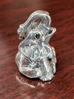 Sterling Silver Mini 3-d Elephant Figure 13 6 Grams