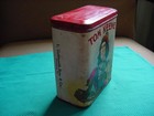 Rare Vintage Tom Keene Cigar Tin Bondy   Lederer New York - Antique Tobacco Can 
