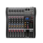 6 8 12 16 Channel Mixing Console Live Studio Audio Mixer Usb Bluetooth 110v-220v