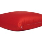 Cover Solid Color Sofa Pillow Case Cushion Square Home Decor Soft Red Size 18x18