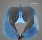 Memory Foam U-shaped Travel Pillow Neck Support Head Rest Car Plane Soft Cushion