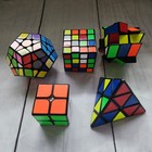 Rubiks Cube Lot Of 5 Magic Twist Puzzle Brain Teaser Various Brands
