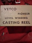 Vetco Pioneer Vintage Level Winding Casting Reel Quadruple Multiplying
