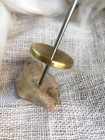 Brass And Iron Takli Drop Spindle  Traditional Handcrafted Gandhi Spindle