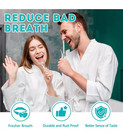 2 Pack Stainless Steel Tongue Scraper For Adults Metal Tongue Cleaner Topoko