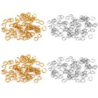 200pcs Stainless Steel Split Open Jump Rings Diy Jewelry Making Open Connectors