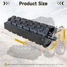 60  Vibratory Sheepsfoot Roller Compactor For Bobcat Skid Steer   Soil Roller