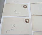Vintage Postal History Covers   1  1 2 Cent Brown   lot Of 23