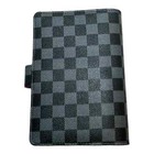 Pu Leather Notebook A6 Ring Binder Budget Planner Organizer Cover Pockets Black