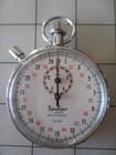 Vintage Hanhart 1 Jewel Shockproof 1 10 Second Stopwatch  Made In Germany  Runs 