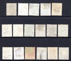 Hong Kong Sc  8-24 1863-80 Qv Complete Used Set