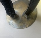 Vintage Mid Century Modern Brutalist Metal Sculpture J Stillman    the Two Of Us   