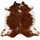 Genuine Brazilian Cowhide Rug Brown White Hair On Hide Area Rug