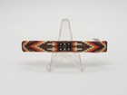 Navajo Beaded Hair Barrette By Jacqueline Cleveland     Golden Earthtone Pattern