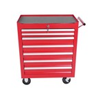 Rolling Tool Chest 7 Drawers Tool Box Lockable Tool Storage Cabinet For Garage