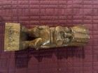Vintage Hawaiian Tiki Wooden Statue  12 1 8  Tall  Heavy