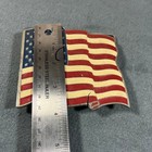 Vintage Bergamot American Flag Stars Stripes Trailer Hitch Cover Usa Made - Wi