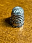 Very Old Sterling Silver Thimble Size 7 
