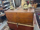 Antique Mid 19th Century Blanket Chest W joinery Dovetail  Great Coffee Table