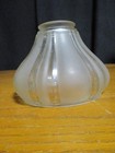 Vintage Art Deco Style Frosted clear Glass Lamp Shade Globe