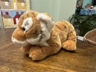 Fao Schwarz Stuffed Tiger Cub Plush Stuffy Stuffed Animal 13  Laydown Bean Tummy