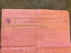 1896 Italy Passport Paper