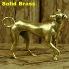 Solid Brass Greyhound Figurines Statue Dog Decoration Ornament Animal Figurine