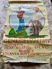 Mega Rare Original Vintage 1978 Kneborth Concert Poster Genesis Starship 20   x30   