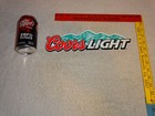 Vintage Coors American Light Beer Rockie Mountains Lauger 12  Enamel Metal Sign 