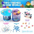Finoclay 2 Pack Clear   Cloud Slime Kit For Kids  Create With Fun Ocean 