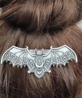 Victorian Trading Silver Origami Bat Barrette Hair Jewelry 30r
