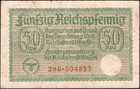 50 Reichspfennig 1940-1945 - Series  286-504837 German Occupations - vg  - A16a