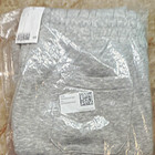 H m Men   s L Gray Sweat Shorts Cotton Blend Fleece Drawstring Pockets